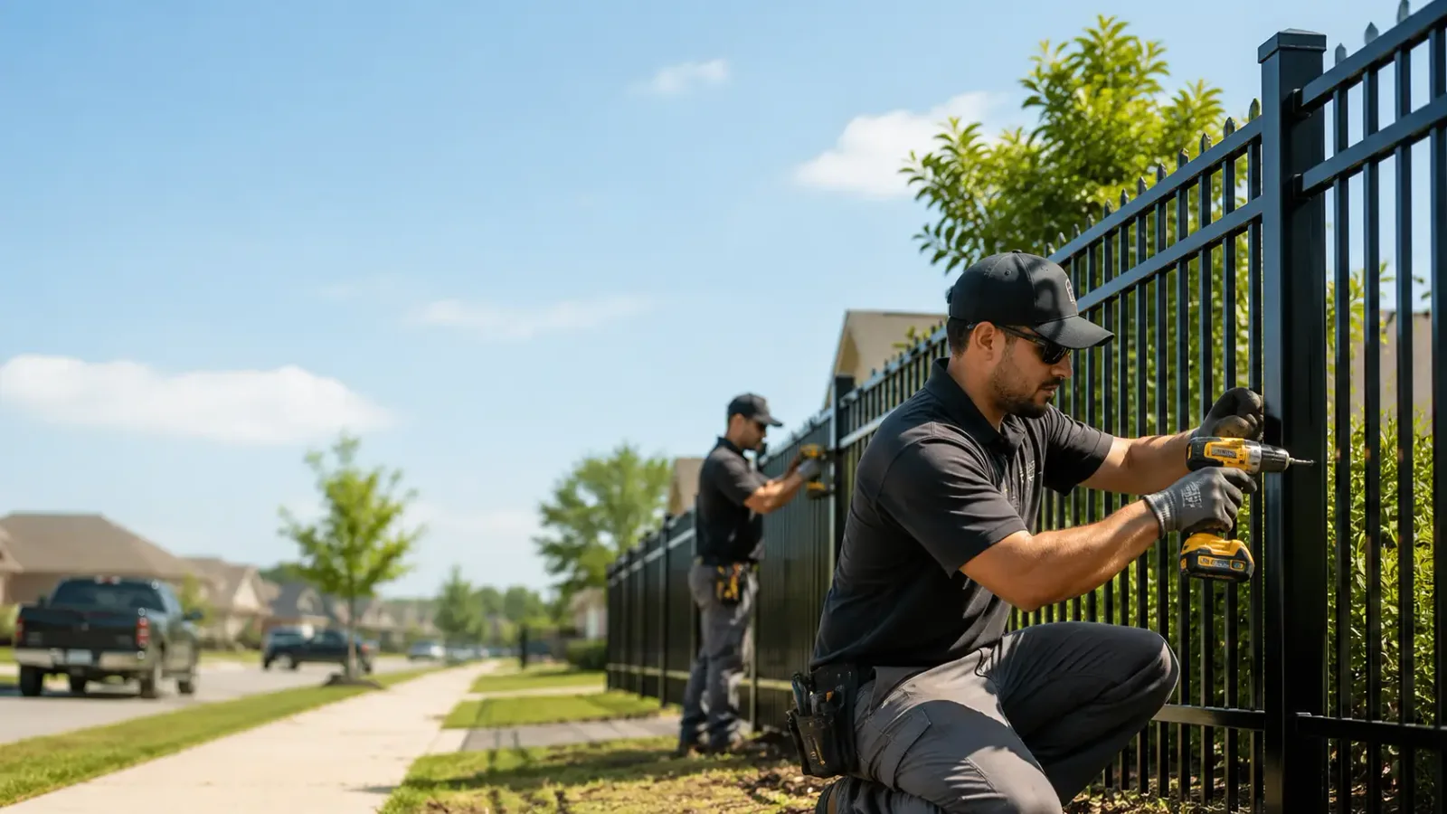 Metal Fence Installation in Wild Rose, WI